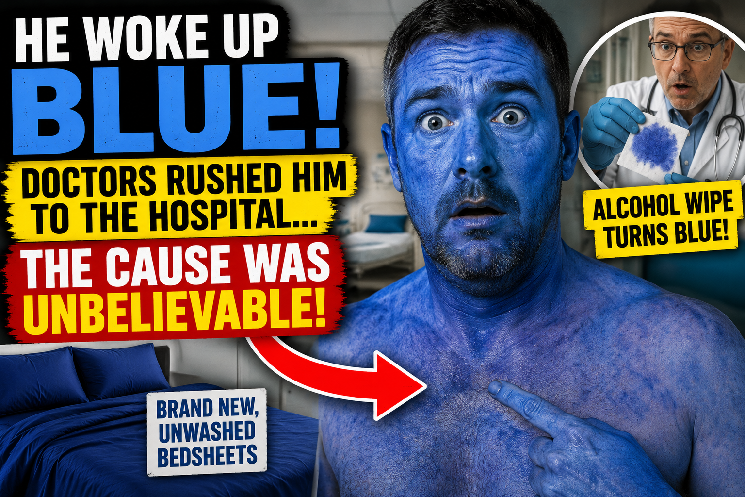 blue man