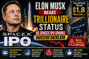 Elon Musk Nears Trillionaire Status as SpaceX IPO Sparks Investor Backlash