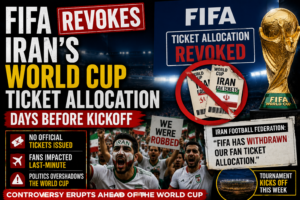 FIFA Has Revoked Iran’s World Cup Ticket Allocation Days Before Kickoff