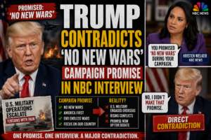 Trump Contradicts ‘No New Wars’ Campaign Promise in NBC Interview