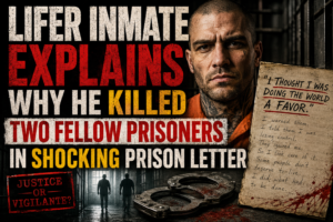 Lifer Inmate Explains Why He Killed Two Fellow Prisoners in Shocking Prison Letter