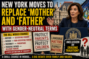 New York Moves to Replace ‘Mother’ and ‘Father’ With Gender-Neutral Terms