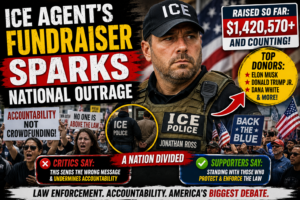ICE Agent’s Fundraiser Sparks National Outrage