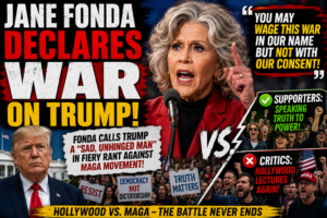 Jane Fonda Declares War on Trump
