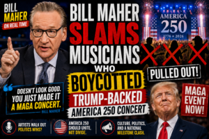 Bill Maher Slams Musicians Who Boycotted Trump-Backed America 250 Concert