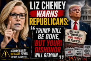 Liz Cheney Warns Republicans: ‘Trump Will Be Gone, But Your Dishonor Will Remain’